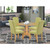 East West Furniture Dublin Wood 5-Piece Parson Dining Set In Oak DLCE5-OAK-07