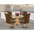 East West Furniture Dublin Wood 5-Piece Parson Dining Set In Oak DLBR5-OAK-18