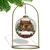 3" Christmas at the Cabin Glass Ball Hanging Ornament