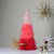 18" Pink Ombre Feather Cone Christmas Tree - Unlit