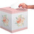 Pack of 6 White and Pale Pink Floral Party Card Boxes 12"
