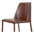 Moe's Home Nora Smoked Cherry Vegan Leather Dining Chair YM-1004-06