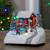 7.5" White Lighted LED Musical Christmas Ice Skating Village Tabletop Decor