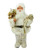 19" White and Gold Nordic Santa Claus Christmas Tabletop Figurine