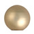 6ct Gold Matte Glass Christmas Ball Ornaments 4" (100mm)