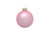12ct Baby Pink Matte Glass Christmas Ball Ornaments 2.75" (70mm)