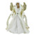 18" White and Gold Angel Christmas Tree Topper - Unlit