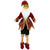 Elf Christmas Figure with Bendable Legs - 18" - Red and Green