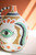 Kalalou Ceramic Multicolor Pitcher With Eye CPH3496