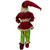 18" Red and Green Whimsical Elf Christmas Decor Figurine