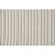 Gray and Ivory Classic Striped Throw Blanket with Tassels 50" x 60"