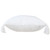 20" White Solid Hand Woven Square Throw Pillow with Tassels