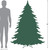 6' Pencil Silver Tinsel Artificial Christmas Tree - Unlit