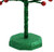21.5" Red and Green Berry Glitter Christmas Tree Tabletop Decor