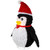 32" Lighted White and Red Penguin Outdoor Christmas Decoration