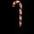 Lighted Striped Candy Cane  Outdoor Christmas Decoration - 31" - Clear Lights
