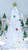 12" Clear and Green Pre-Lit LED Frosted Tree Christmas Tabletop Decor