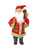 20" Red and Green Santa Claus with Bird Christmas Tabletop Figurine