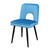 4D Concepts Nancy Chair With Teal Velvet And Black Legs Finish 250537