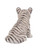 9.5" Black and White Sitting Tiger Cub Statue Decoration