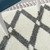 Nourison Diamond Trellis Shag 5'3"X7'10" Ivory And Slate Area Rug 099446733085