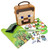 Minecraft Boys' 5 Piece Gift Set Shirt, Socks, Wallet, Stickers, Slap Bracelets
