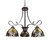 Chloe Lighting 3 Light Mini Chandelier With Dark Bronze Finish CH38632AV25-DD3