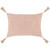20" Peach and Purple Seamless Damask Pattern Throw Pillow - Down Filler