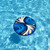 9.5" Blue Printed Fabric Neoprene Pool Disc Water Toy