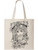 Princess With Flowers Tote Bag -Image by Shutterstock