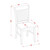 East West Furniture Dublin Wood 5-Piece Dining Set With Oak Finish DLNO5-OAK-C