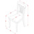 East West Furniture Dublin Wood 3-Piece Dining Set With Oak Finish DLAV3-OAK-C