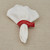 Split P Fish Napkin Ring Set - Red