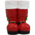 Sunnydaze Indoor/Outdoor Porch or Living Room Polyresin Santa Claus Boots Christmas Holiday Decoration - 13" - Red