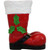 Sunnydaze Indoor/Outdoor Porch or Living Room Polyresin Santa Claus Boots Christmas Holiday Decoration - 13" - Red
