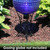 Sunnydaze Indoor/Outdoor Decorative Steel Scroll Gazing Ball Stand for 10" or 12" Outdoor Garden Gazing Globes - 11" H - Black
