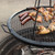 Sunnydaze Outdoor Camping or Backyard Heavy-Duty Steel Round X-Marks Fire Pit Cooking Grilling BBQ Grate - 24"