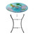 Teamson Home 18" Outdoor Solar Glass Dragonfly Birdbath with LED Lights & Stand for Garden