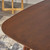 35.75" Walnut Brown Solid Contemporary Handcrafted Square Dining Table
