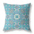 Amrita Sen Suede Light Blue Pillow With Insert CAPL286FSDS-BL-18x18