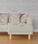 Amrita Sen Rose Wreath Pillow In Off White Purple Finish CAPL294BrCDS-BL-16x16