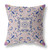 Amrita Sen Rose Wreath Broadcloth Pillow In Purple Blue CAPL293BrCDS-BL-20x20