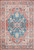 Loloi II Skye Brick And Ocean 8'-0" x 8'-0" Round Area Rugs SKYESKY-05BKOC800R