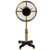 14" Gold and Black Antique Adjustable Table Clock