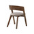 Armen Living Jackie Mid-Century Set Of 2 Dining Chairs With Walnut LCJASIBRWA