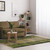 Transocean Marina Tribal Stripe 3'11" x 5'10" Rug In Green Finish MNA46805706