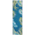 Transocean Marina Palm Border 1'11" x 7'6" Rug With Navy Finish MNAR8815133