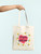Super Mom Pink Heart Tote Bag -Image by Shutterstock