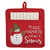 Park Designs Farmhouse Snowman Pocket Potholder Set - Red