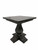 Zimlay Franklin Wood Square Pedestal Side Table In Black 107022ET